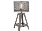 Urban Designs Expedition Cage Raw Metal Table Lamp