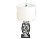 Urban Designs Monroe 30 inch Oval Crystal Accents Table Lamp
