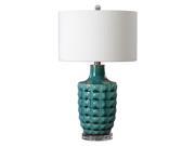 Uttermost Monferrato Smoke Blue Table Lamp