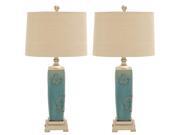 Urban Designs Victoria Ceramic Table Lamp Set of 2