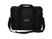 Traveler Only Polyester Lightweight Soft Attaché Business Briefcase Black