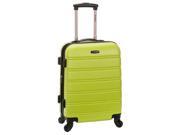 Rockland Luggage Melbourne Series Carry On Upright Lime