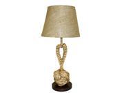 Urban Designs Monkey s Fist Nautical Twisted Rope Pier Metal Table Lamp
