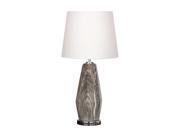 Urban Designs Diana Glazed Ceramic Diamond Shape Table Lamp