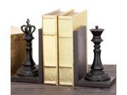 Urban Designs Decorative Chess King and Queen Bookend Set