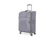 SwissGear SA7676 24.5 Lightweight Expandable Spinner Suitcase Charcoal