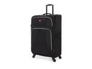 SwissGear SA7676 29 Lightweight Expandable Spinner Suitcase Black