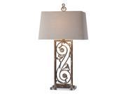 Uttermost Catania Aged White Table Lamp