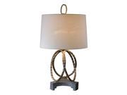 Uttermost Pylaia Bronze Steel Rings Lamp