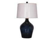 Uttermost Lamone Blue Glass Lamp