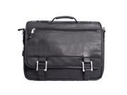 Canyon Outback Leather Copper Canyon Leather Expandable Briefcase Black