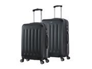 InUSA Philadelphia ML 2-piece Lightweight Hardside Spinner Luggage Set - Black InUSA Philadelphia ML 2-piece Lightweight Hardside Spinner Luggage Set - Black