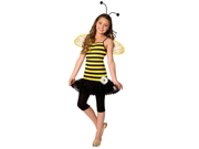 Rubies Girls Yellow Black Stripe Bee Costume Sweet as Honey