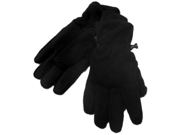 Tek Gear Mens Black Microfleece Winter Snow Gloves Waterproof Windproof