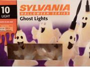 Sylvania 10 Ghost Lights Halloween String Light Set
