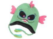 My Halloween Girls Green Monster Trapper Hat Peruvian Beanie Sea Monster
