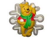 Disney Winnie The Pooh Christmas Ornament Light Up Pooh Bear With Snowflake