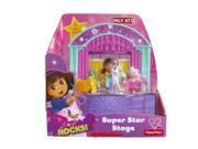 Fisher Price Dora The Explorer Super Star Stage Playset with 7 Play Pieces