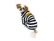 Homework Eater Dog Prisoner Costume Write the Crime Pet Pajamas S