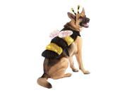 Light Up LED Dog Bee Costume Bumblebee Pet Outfit S