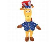 Plush 10 inch Geoffrey Giraffe Stuffed Animal American Uncle Sam Costume