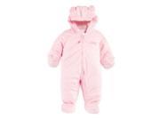Carters Infant Girls Plush Pink Snowsuit Baby Pram Snow Suit