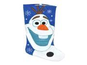 Disney Frozen Christmas Stocking Blue Felt Olaf Holiday Stocking