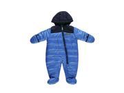Carters Infant Boys Quilted Blue Snowsuit Baby Pram Adventure Scout Snow Suit