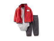 Carters Infant Boys 3 Piece Puppy Patrol Outfit Sweat Pants Creeper Jacket
