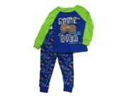Faded Glory Game Over Infant Toddler Boys Cotton Sleepwear Set Pajamas 24m