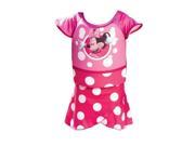 Swimways Deluxe Minnie Mouse Swim Shorty Pink Polywog Swimming Suit