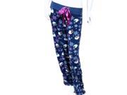 Soft Sensations Women Purple Snowman Sleep Pants Fleece Snowman Pajama Bottom L