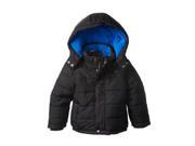 Calvin Klein Jeans Little Boys Black Puffer Jacket Winter Ski Coat L