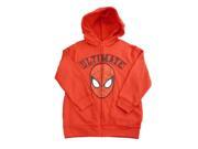 Marvel Comics Ultimate Spider man Boys Red Zip Up Hoodie Sweatshirt 4