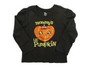 The Children s Place Infant Girls Black Mommy s Lil Pumpkin Long Sleeve Shirt