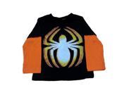 Marvel Comics Infant Toddler Boys Black Spiderman Halloween Shirt Spider
