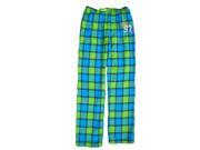 Total Girl Green Blue Plaid Girls Flannel Sleep Pants Pajama Bottoms X Large