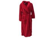 Croft Barrow Womens Soft Plush Red Striped Robe Housecoat Small