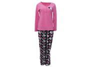 Womens Hello Kitty Pajamas Fleece Sleep Set Lounge Pants PJs Bottoms Shirt XL