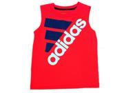 Adidas Toddler Little Boys Red Sleeveless Athletic Shirt 2T
