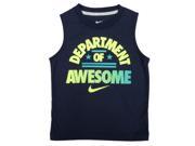 Nike Toddler Little Boys Blue Department Of Awesome Tank Top Muscle Shirt 4