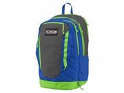 Jansport Trans Blue Gray Capacitor Backpack Sport School Travel Pack