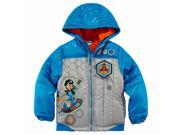 Disney Tomorrowland Toddler Little Boys Blue Miles Coat Winter Puffer Jacket 3T