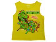 Teenage Mutant Ninja Turtles Toddler Boys Yellow Tank Top Muscle Shirt 2T