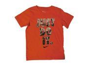 Nike Boys Orange Just Do It Short Sleeve Tee T Shirt 6