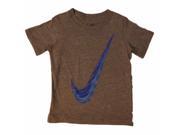 Nike Boys Gray Active Tee Swoosh T Shirt 4
