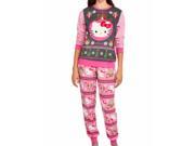 Hello Kitty Womens Fleece Ugly Sweater Pajamas Holiday Sleep Set 3X 22 24