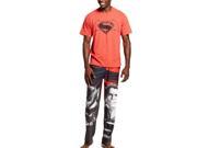 DC Comics Mens Superman 2 Piece Sleep Set Flannel Lounge Pants Pajama Shirt L