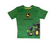 John Deere Boys Green Tractor Short Sleeve T Shirt 5