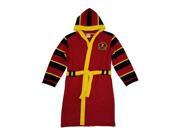Harry Potter Mens Red Hooded Bath Robe House Coat L/XL